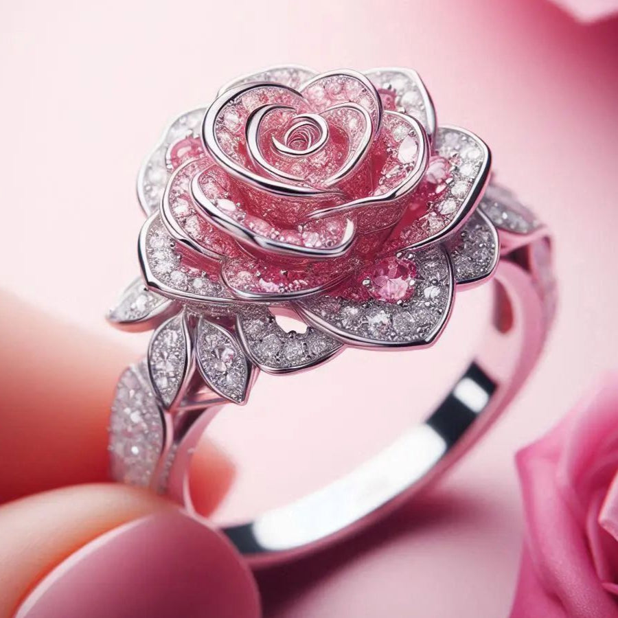 Anello Esotico Argento Fiore di Ciliegio