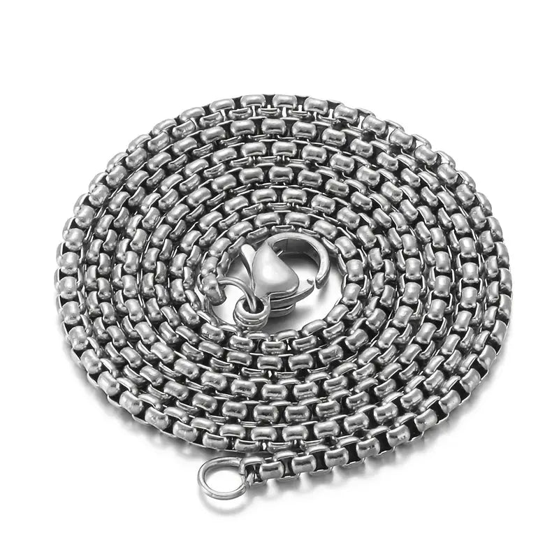 Collana a Catena Unisex in Acciaio Inossidabile