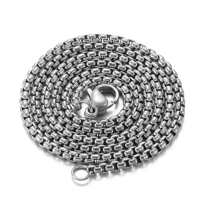 Collana a Catena Unisex in Acciaio Inossidabile