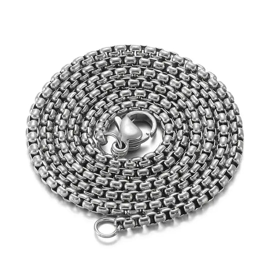Collana a Catena Unisex in Acciaio Inossidabile