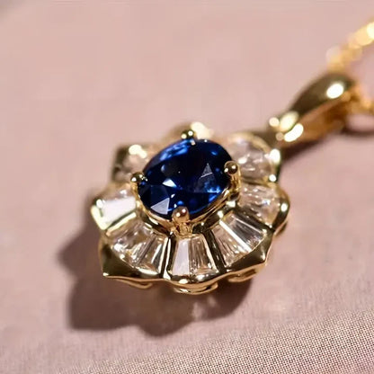 Collana Kavella Noctazure in Oro