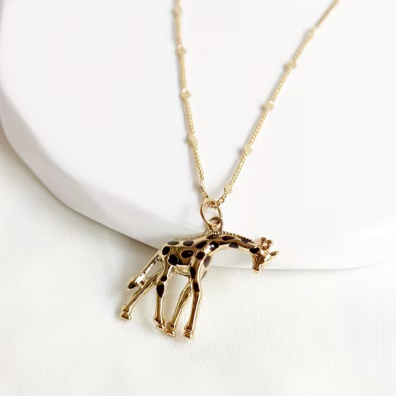 Collana con Ciondolo Giraffa Grazia della Savana
