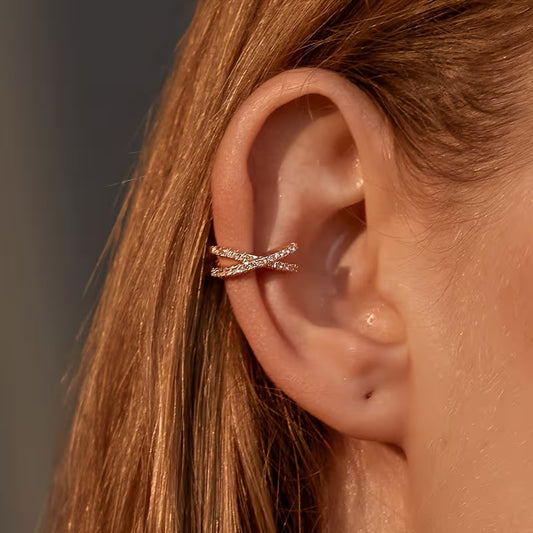 Ear cuff croce senza foro