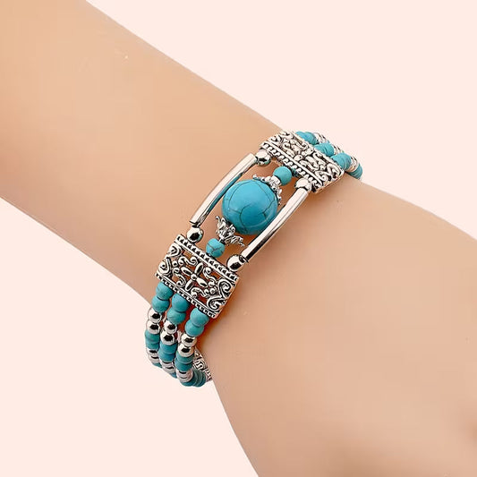 Bracciale in pietra naturale bohémien