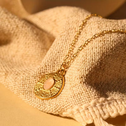 Collana con Pietra Rosa Grazia Vintage