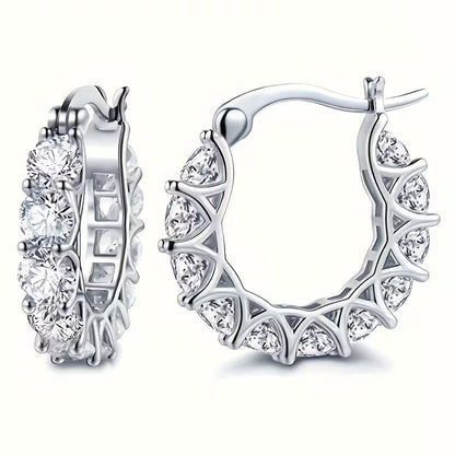 Orecchini vintage con zirconi