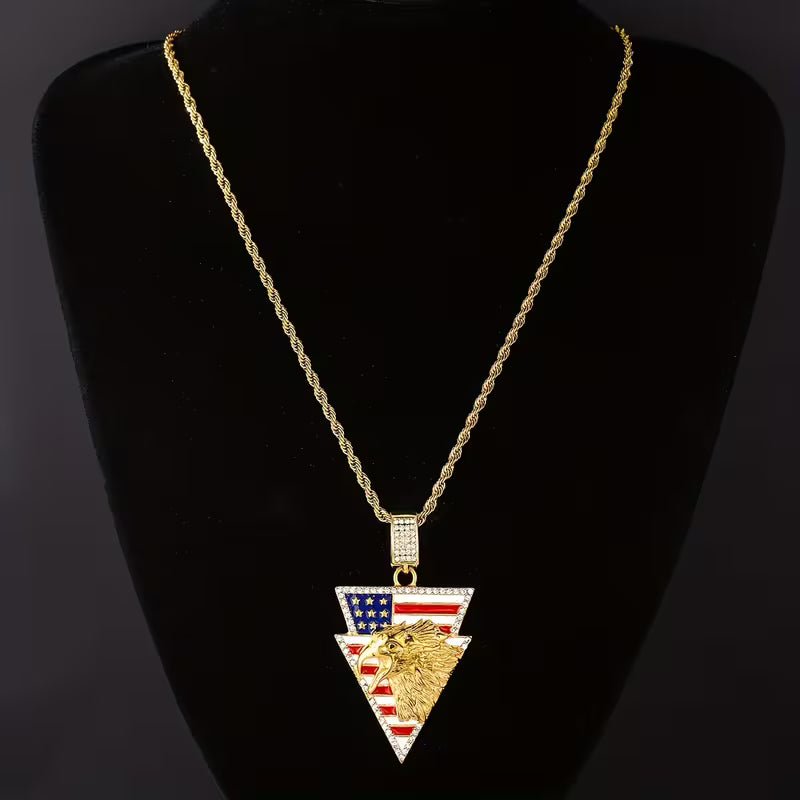 Collana con Ciondolo Stella Cimelio della Libertà Celeste
