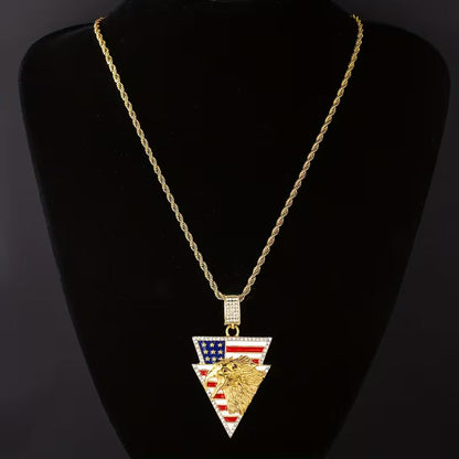 Collana con Ciondolo Stella Cimelio della Libertà Celeste