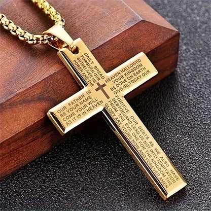 Collana Unisex di Tendenze con Ciondolo Croce