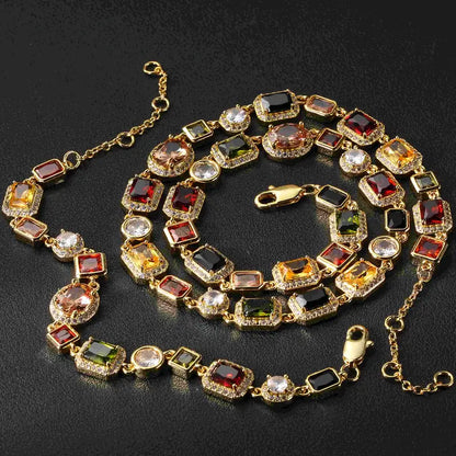 Collana e Bracciale Lussuosi in Acciaio Inossidabile Audaci per Uomo