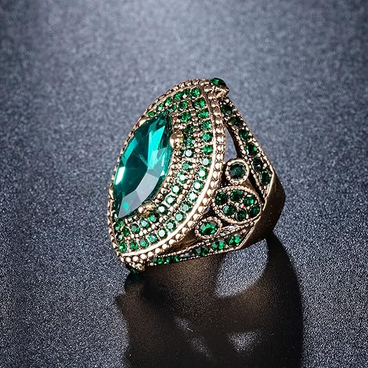Anello Emerald Regent | Oro