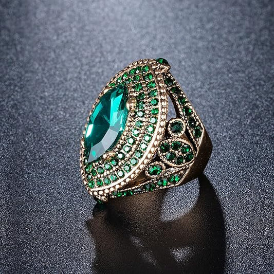 Anello Emerald Regent | Oro