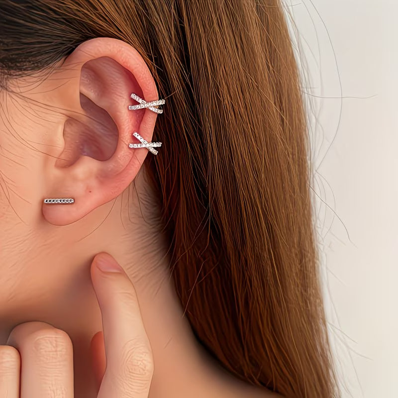 Ear cuff croce senza foro