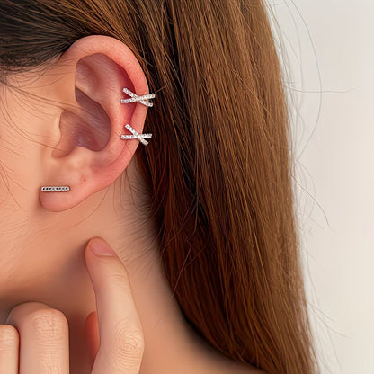 Ear cuff croce senza foro