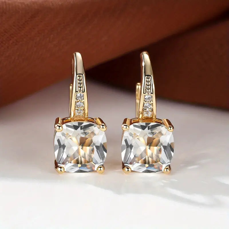 Orecchini cerchietto pietra Mystic Sapphire | Oro