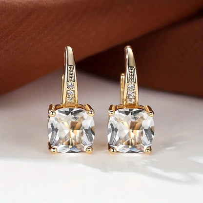 Orecchini cerchietto pietra Mystic Sapphire | Oro