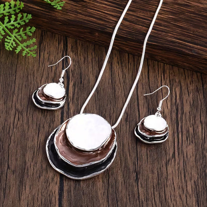 Set collana e orecchini bohémien smaltato