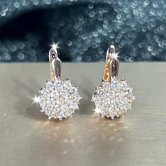 Eleganti orecchini di lusso con zircone
