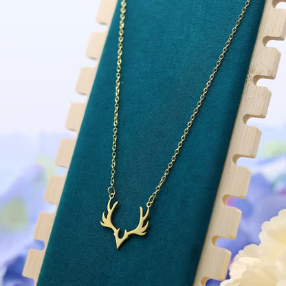Collana Grazia di Corno della Foresta Sussurrante