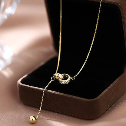 Collana doppio anello