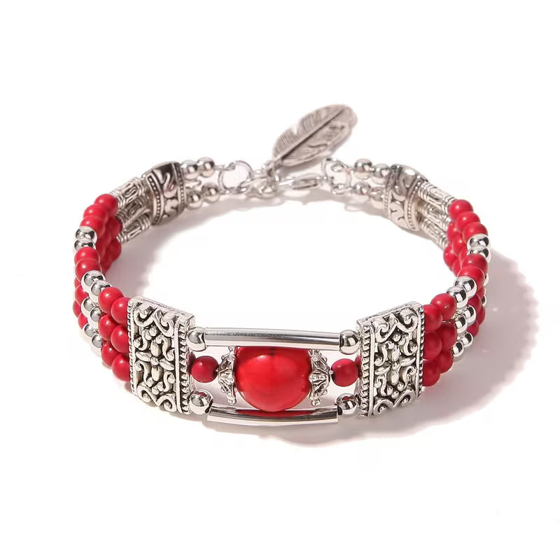 Bracciale in pietra naturale bohémien