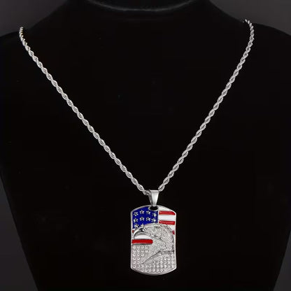 Collana con Ciondolo Stella Cimelio della Libertà Celeste