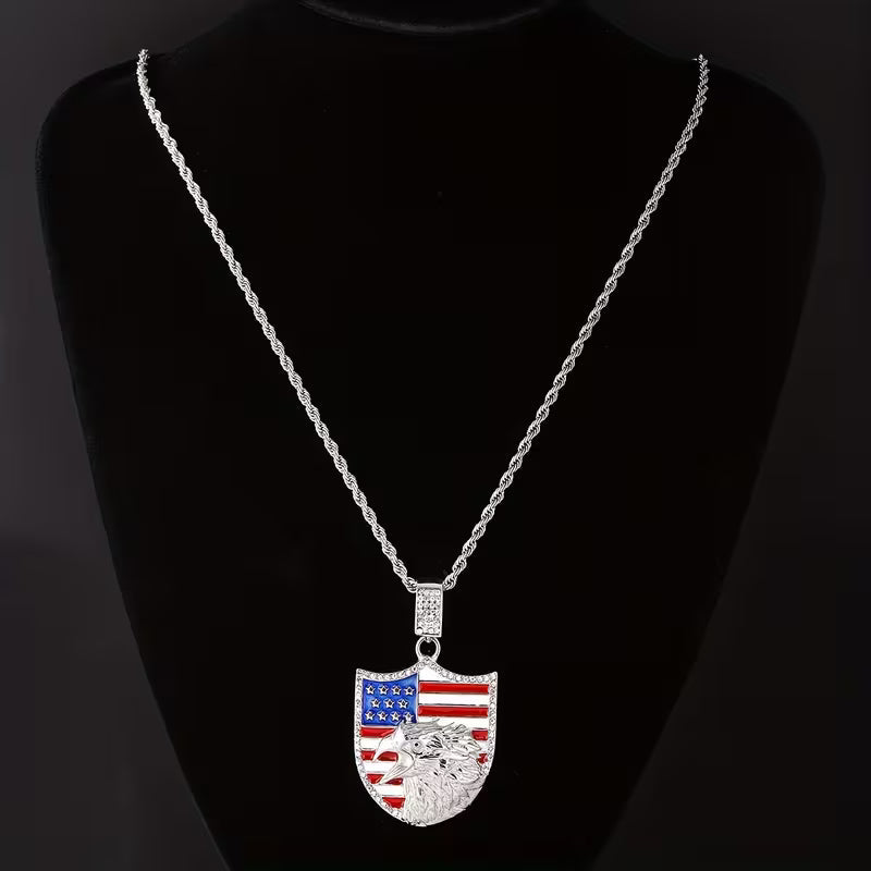 Collana con Ciondolo Stella Cimelio della Libertà Celeste
