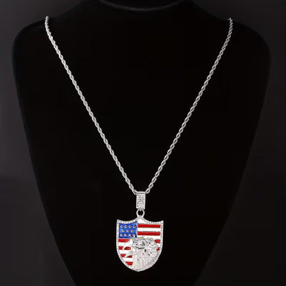 Collana con Ciondolo Stella Cimelio della Libertà Celeste