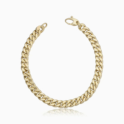 Bracciale Estate Cuban | Oro bianco