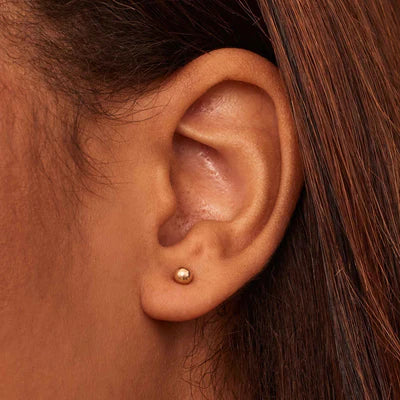 Orecchini a Sfera | Dorato