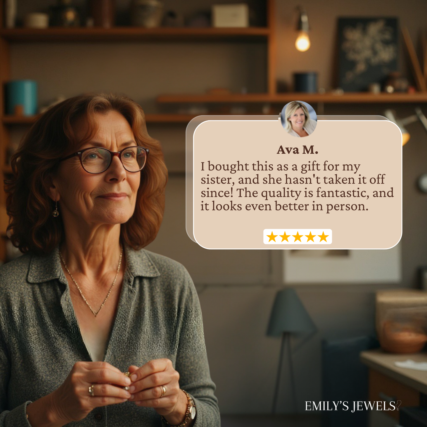 Elena - Anello vintage placcato oro