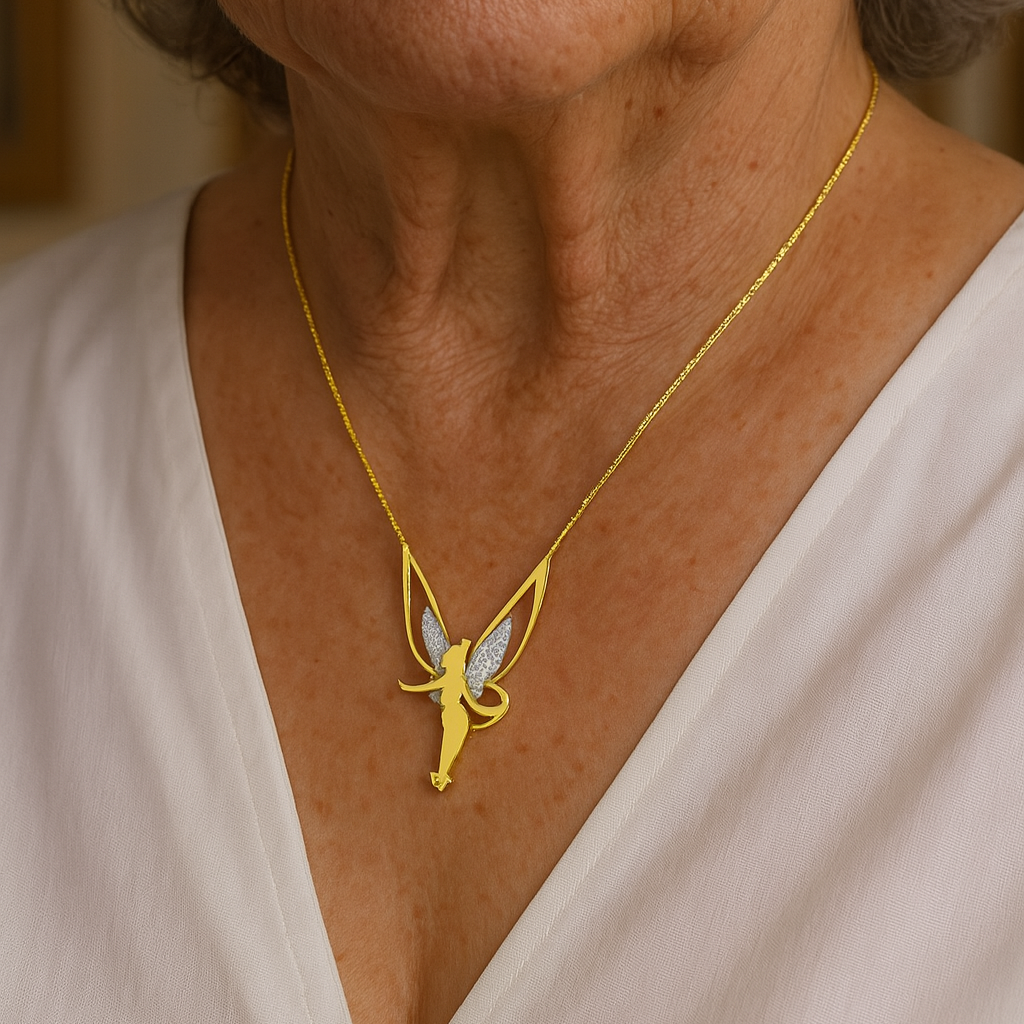 Collana Fata in Oro e Argento