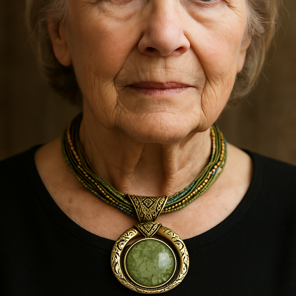 Collana Verde Oro