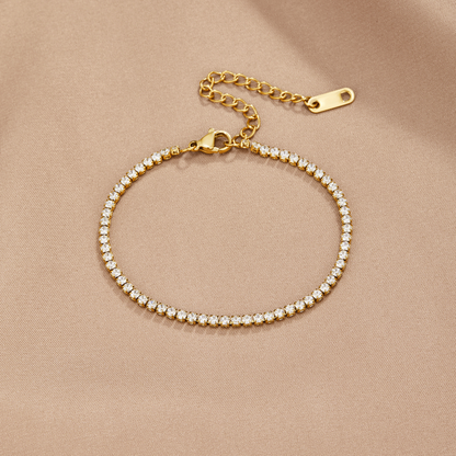 Bracciale tennis oro Cordelia
