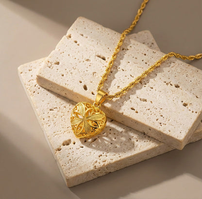 Collana con Ciondolo Cuore di Grazia Eterno