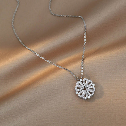 Collana con cuore di cristallo