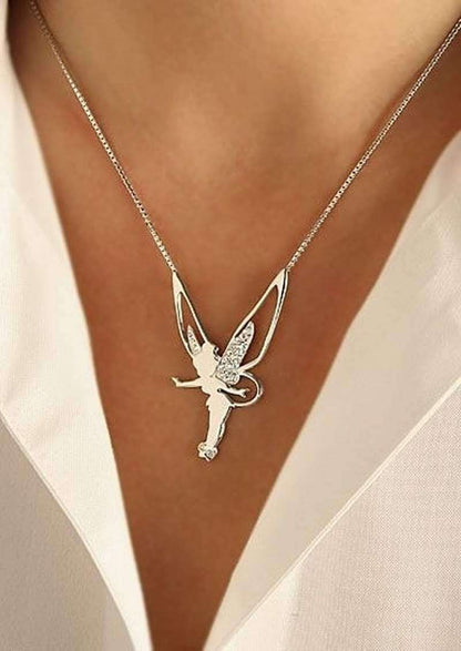 Collana Fata Portafortuna in Argento e Oro