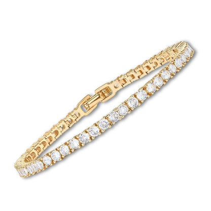Bracciale tennis | Oro bianco
