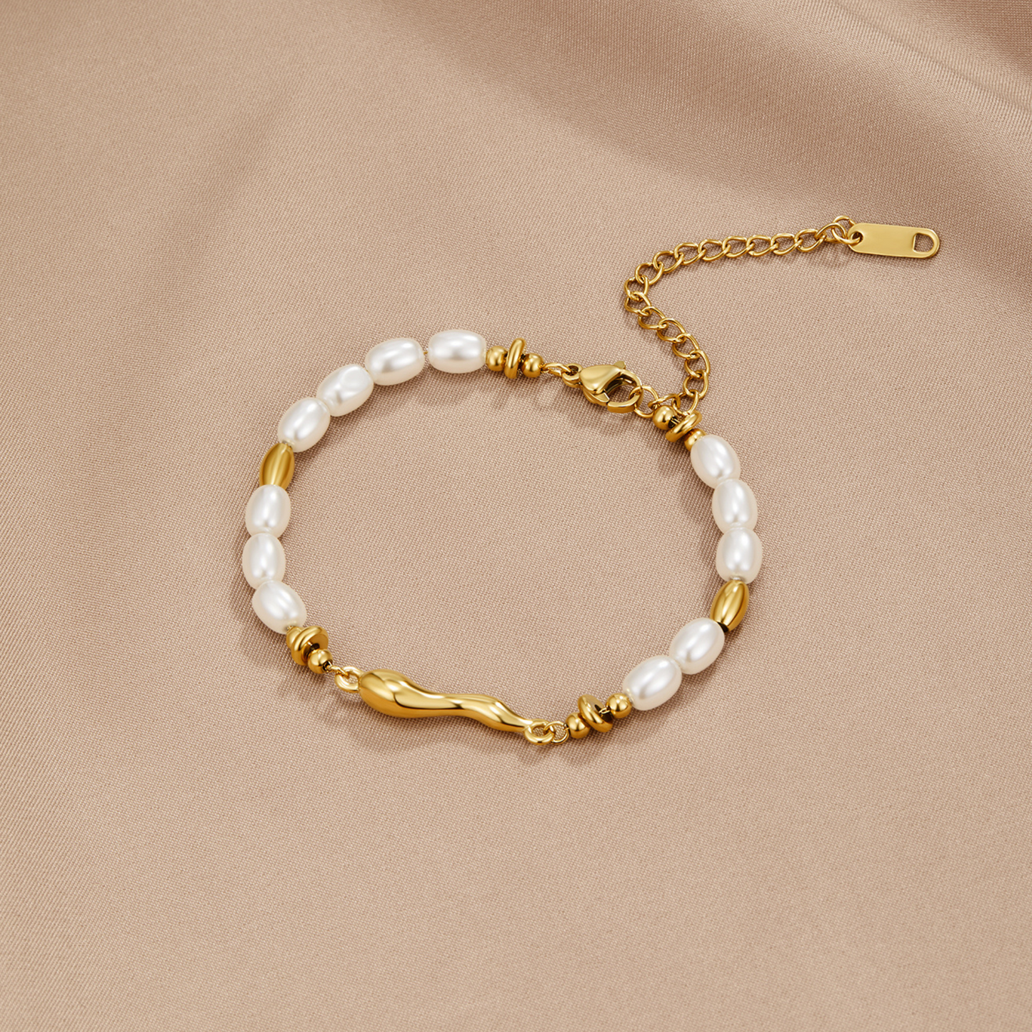 Bracciale perle d'acqua dolce Lov