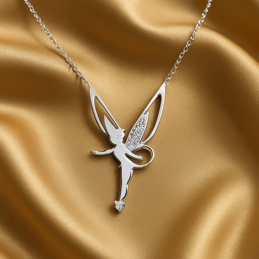 Collana Lussuosa con Ciondolo Fata Due Tonni