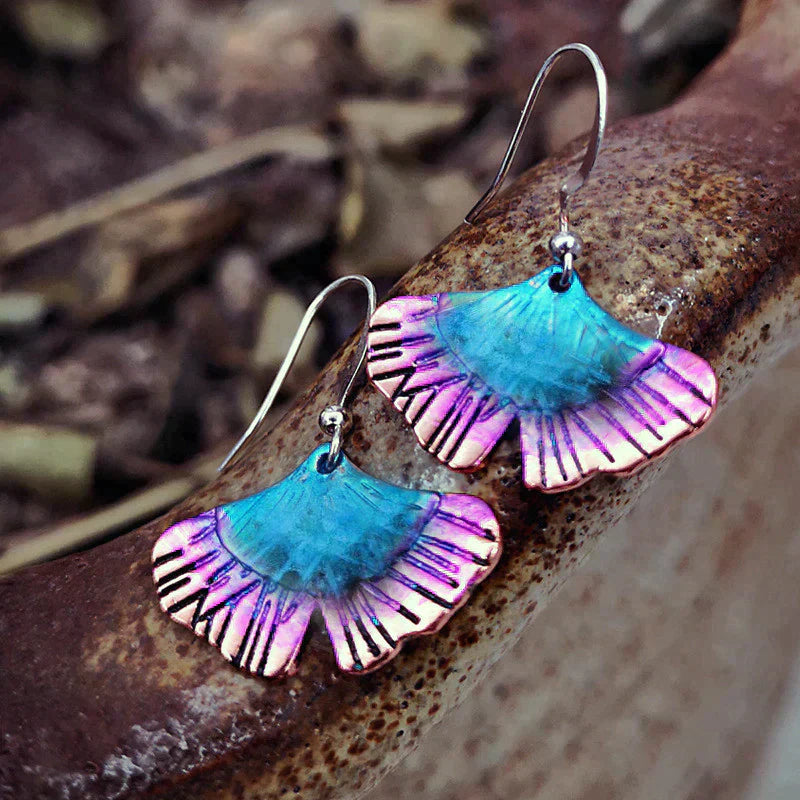 Orecchini boho farfalla blu in argento sterling