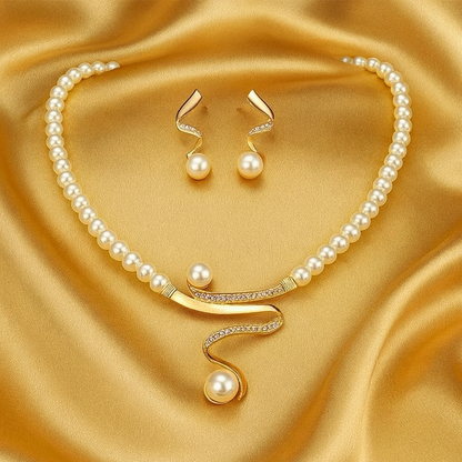 Set Gioielli di Perle – Collana & Orecchini