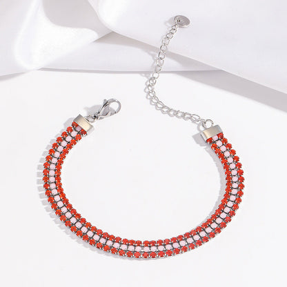 Bracciale Signature Shine | Oro bianco