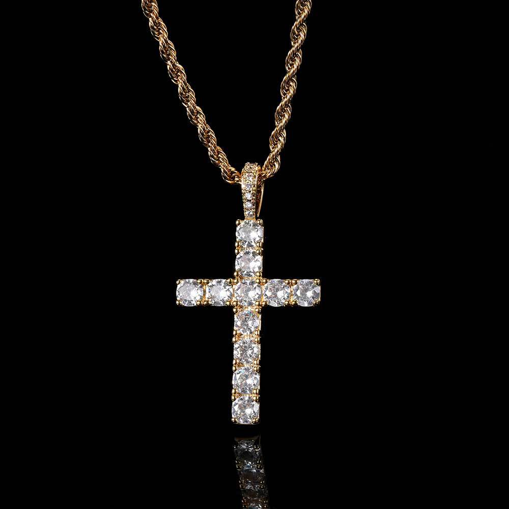 Collana Croce | Oro bianco