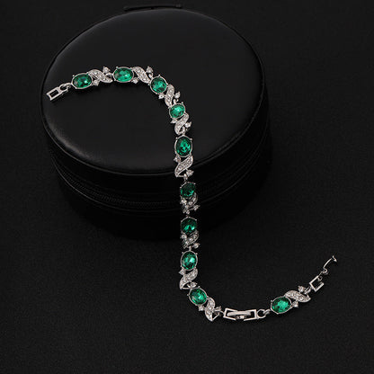 Bracciale Giada Bellini | Oro bianco