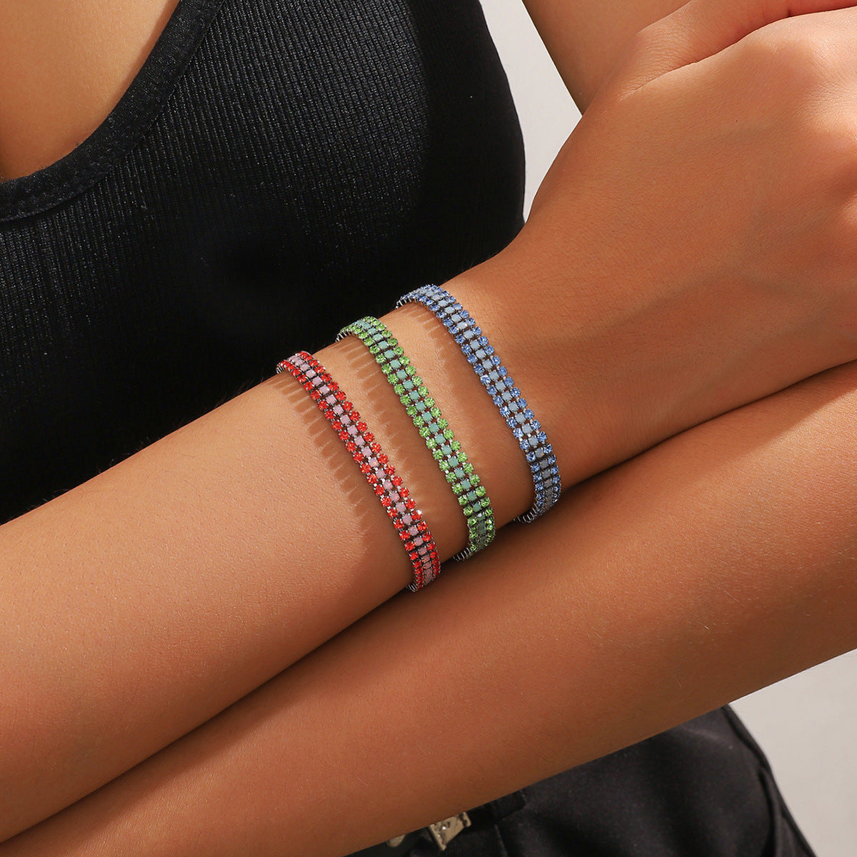 Bracciale Signature Shine | Oro bianco
