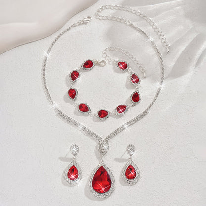 Set di gioielli Thalira Bloodwynne | Oro bianco