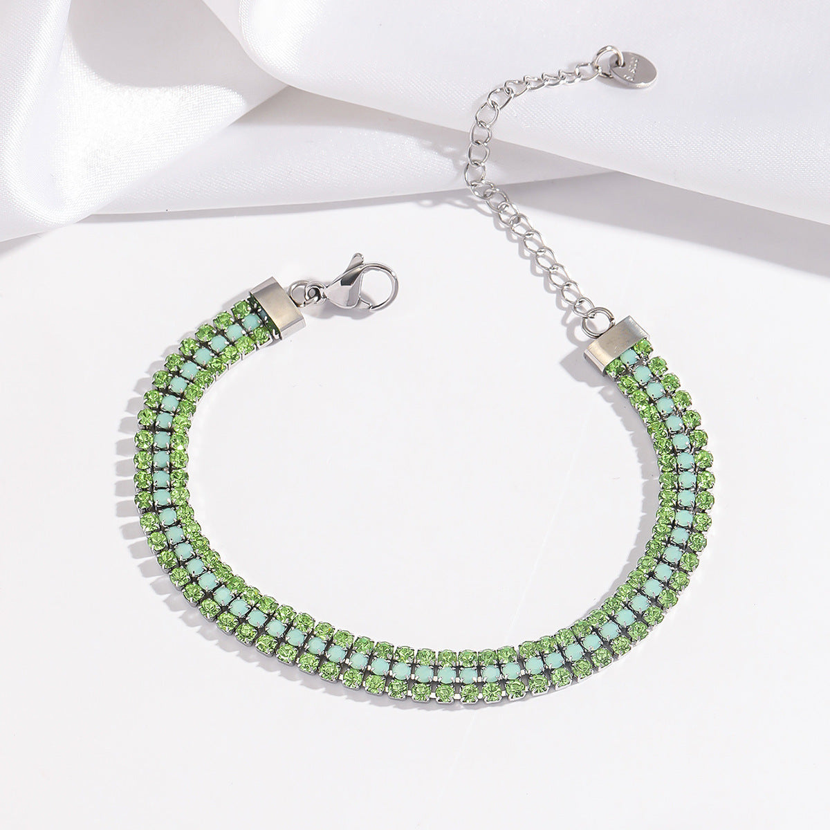 Bracciale Signature Shine | Oro bianco