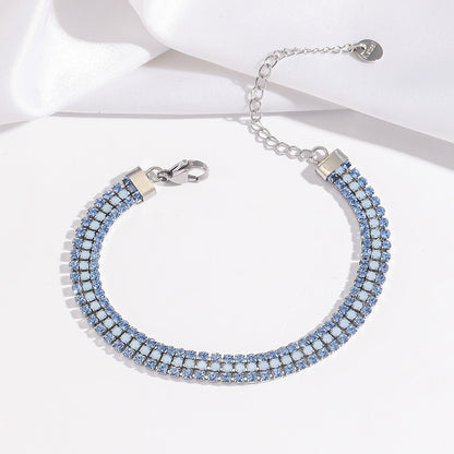 Bracciale Signature Shine | Oro bianco