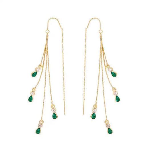 Orecchini con nappe Calista Moreau | Oro